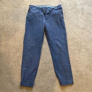 J.Crew Blue Chinos, slim, 34x32